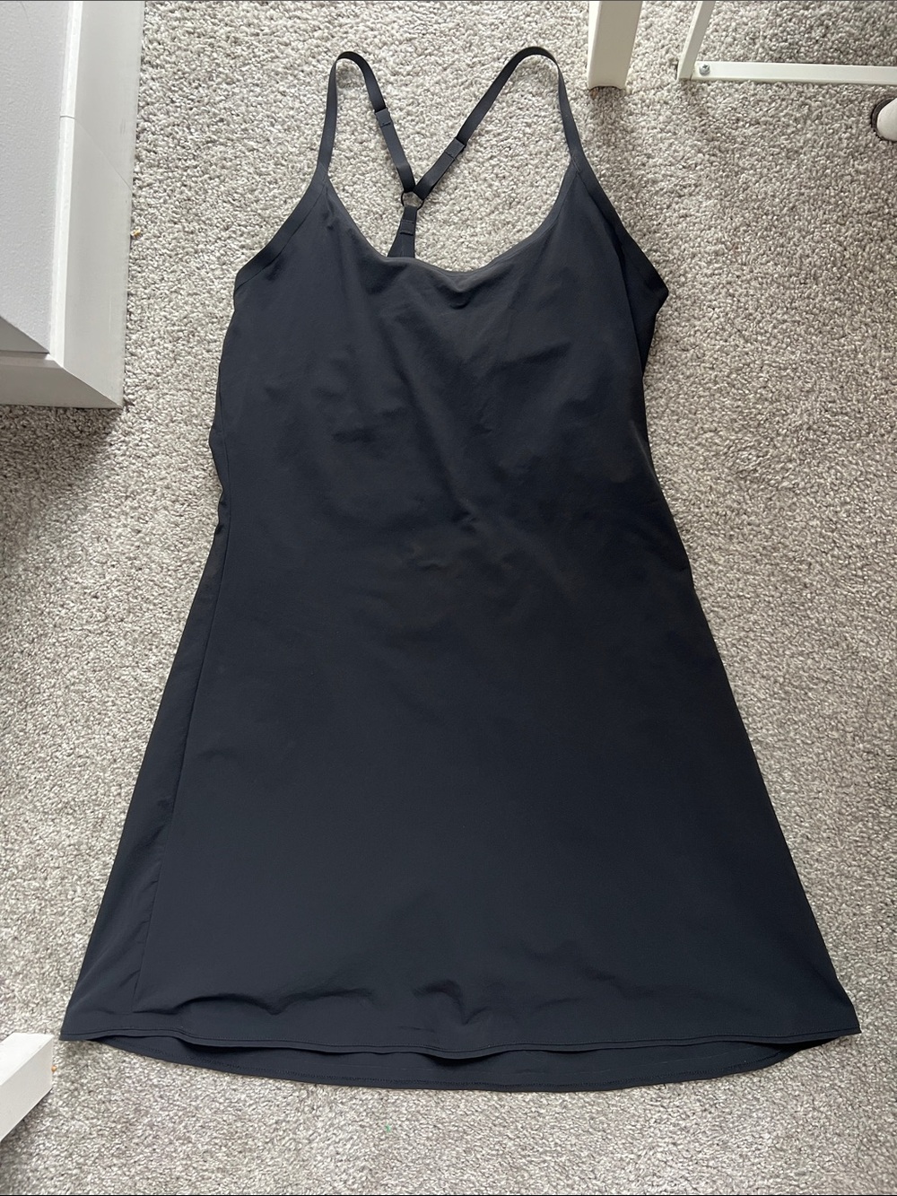 Outdoor Voices Black Racerback Athletic Dress